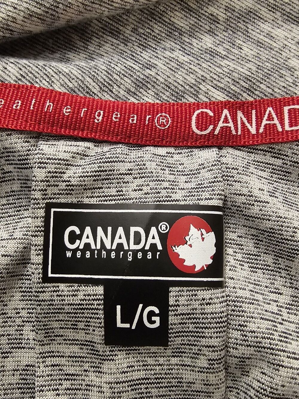Canada Weather Gear Supreme Soft Sweatshirt Womens Large L Gray Mock Neck Cinch - Picture 7 of 10